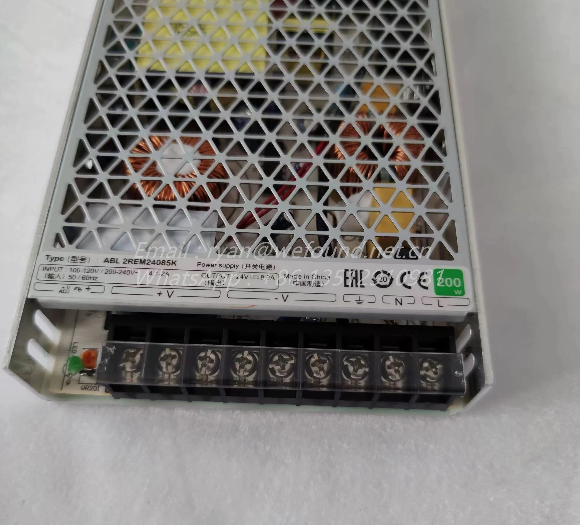 ABL2REM24085K 200 Вт 100 А для однофазного источника питания Schneider-240... в вход-24 В выход