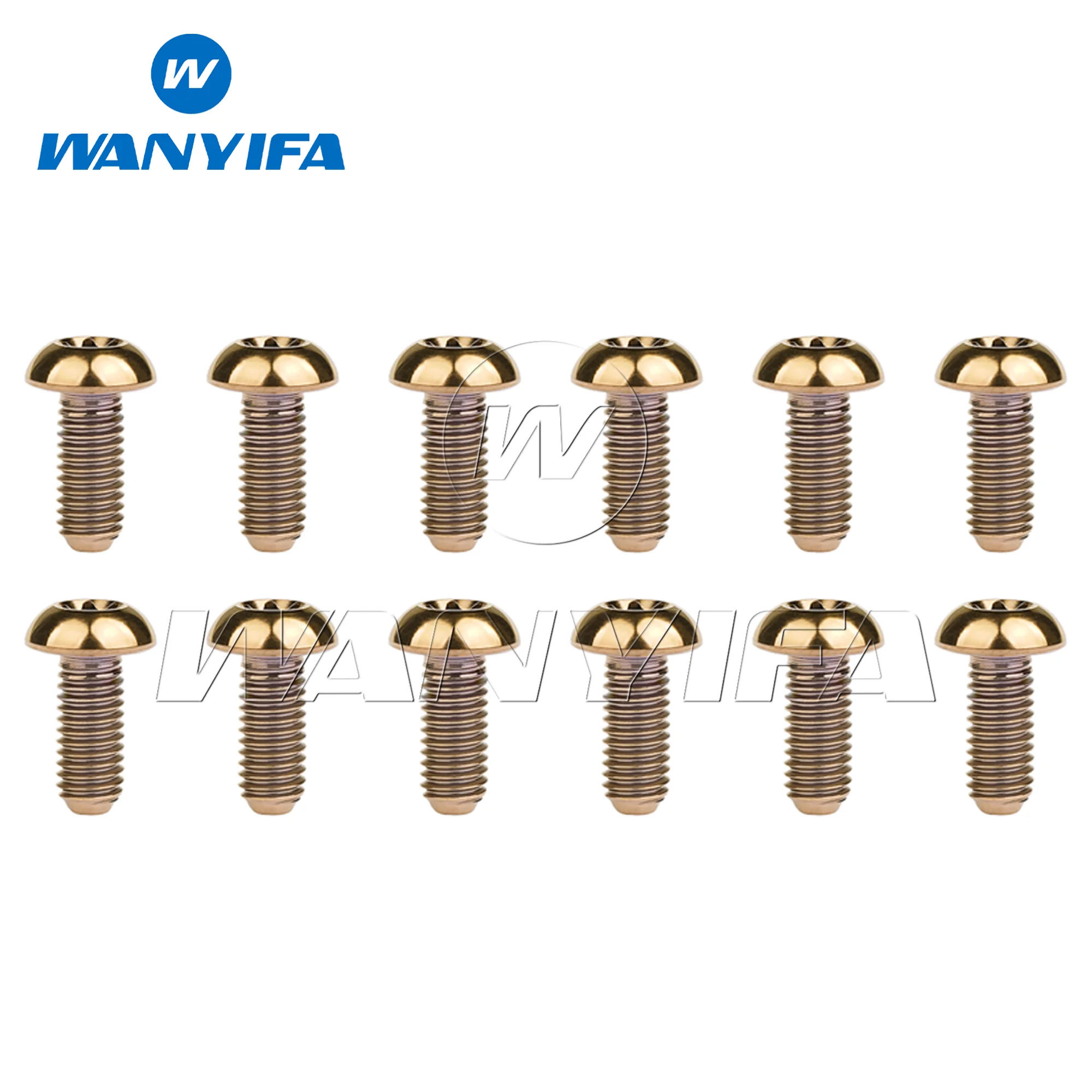 

Wanyifa титановые болты для дисковых тормозов M5 x 10 мм 12 шт.