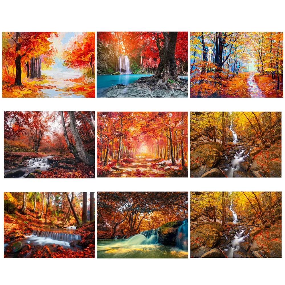 

DIY Oil Painting By Numbers Landscape Tree Handpainted Art Wall Bedroom Living Room Home Decor Kids Room Decoration Unique Gift