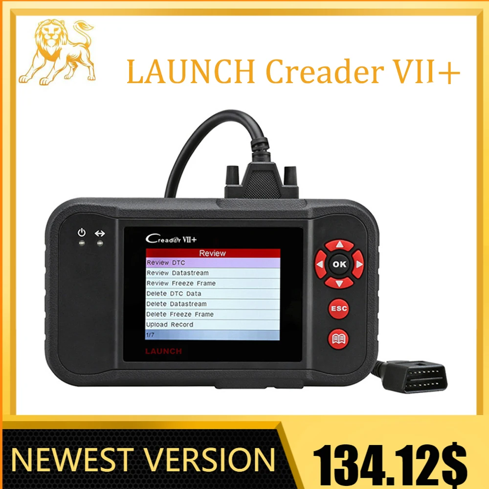 

Launch X431 Creader VII+ Plus OBD2 car Scanner Diagnostic Tools launch Creader VII Plus Auto Code Reader Engine ABS SRS Tools