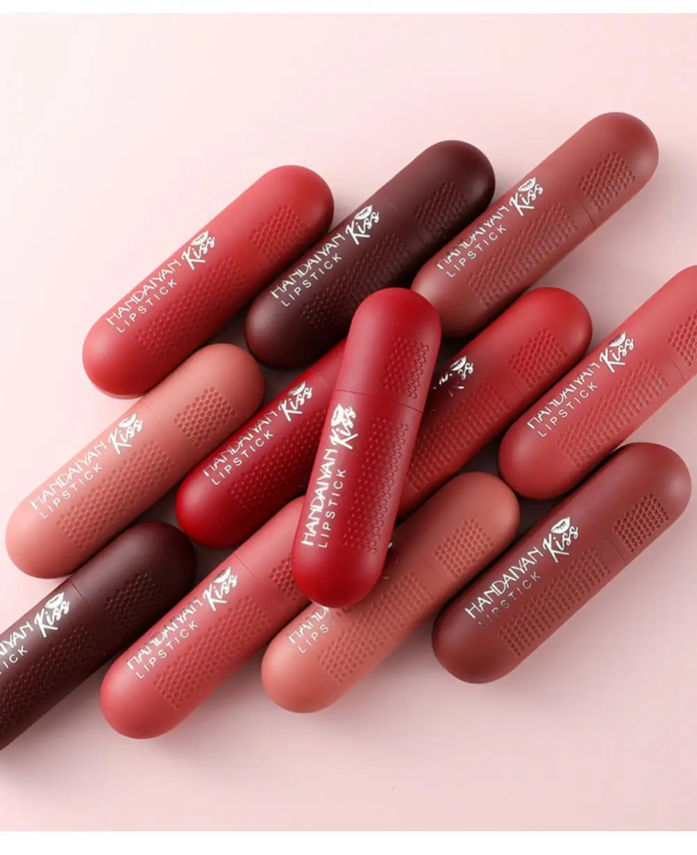 

Набор гладкой матовой помады Handaiyan, 6 цветов, сексуальная водостойкая помада, стойкий блеск для губ, увлажняющие женские инструменты для мак...