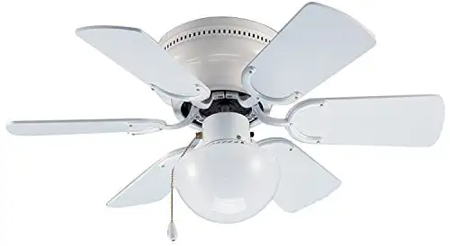 

Flush Mount Ceiling Fan 23-8274 with Gloss White