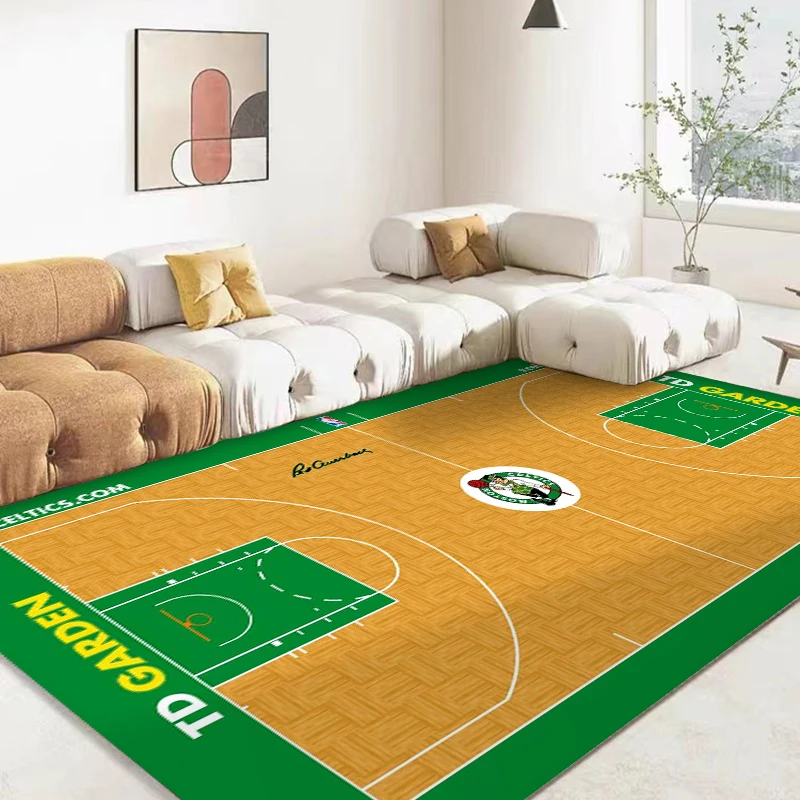 

Square Basketball Court Floor rugs Carpet Child Area Play Mats Floor Mat Rug Non-slip Mat Livingroom Room Bedroom Soft Mat Gifts