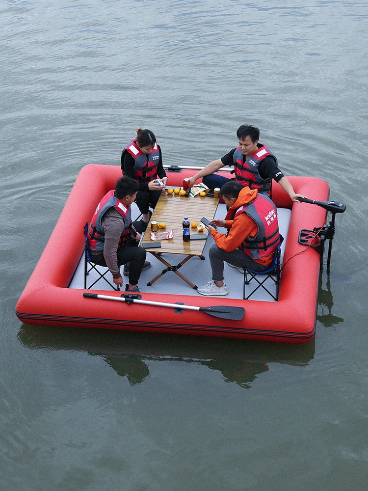 Купи Fishing Inflatable Floating Platform Boat Water Fishing Platform Off The Net Inflatable Fishing Platform Folding Road Boat за 30,840 рублей в магазине AliExpress