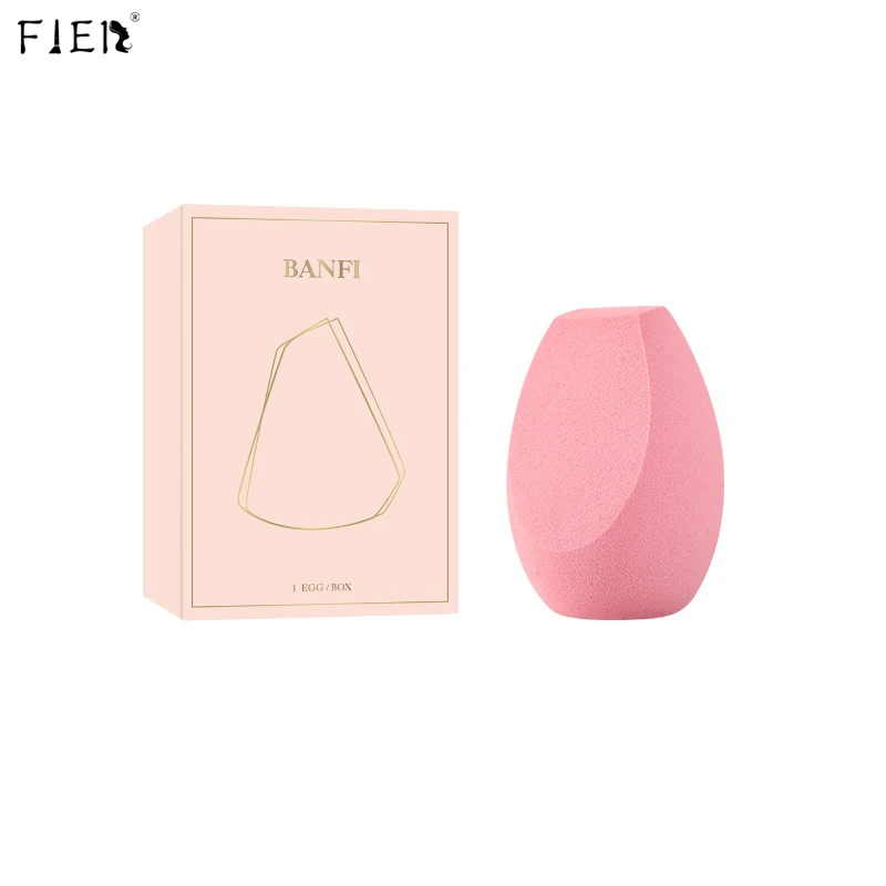 

FJER Makeup Sponge Concealer Smooth Cosmetic Powder Puff Cut Shape Foundation Bevel Make Up Blender Wet And Dry Dual Use Tool