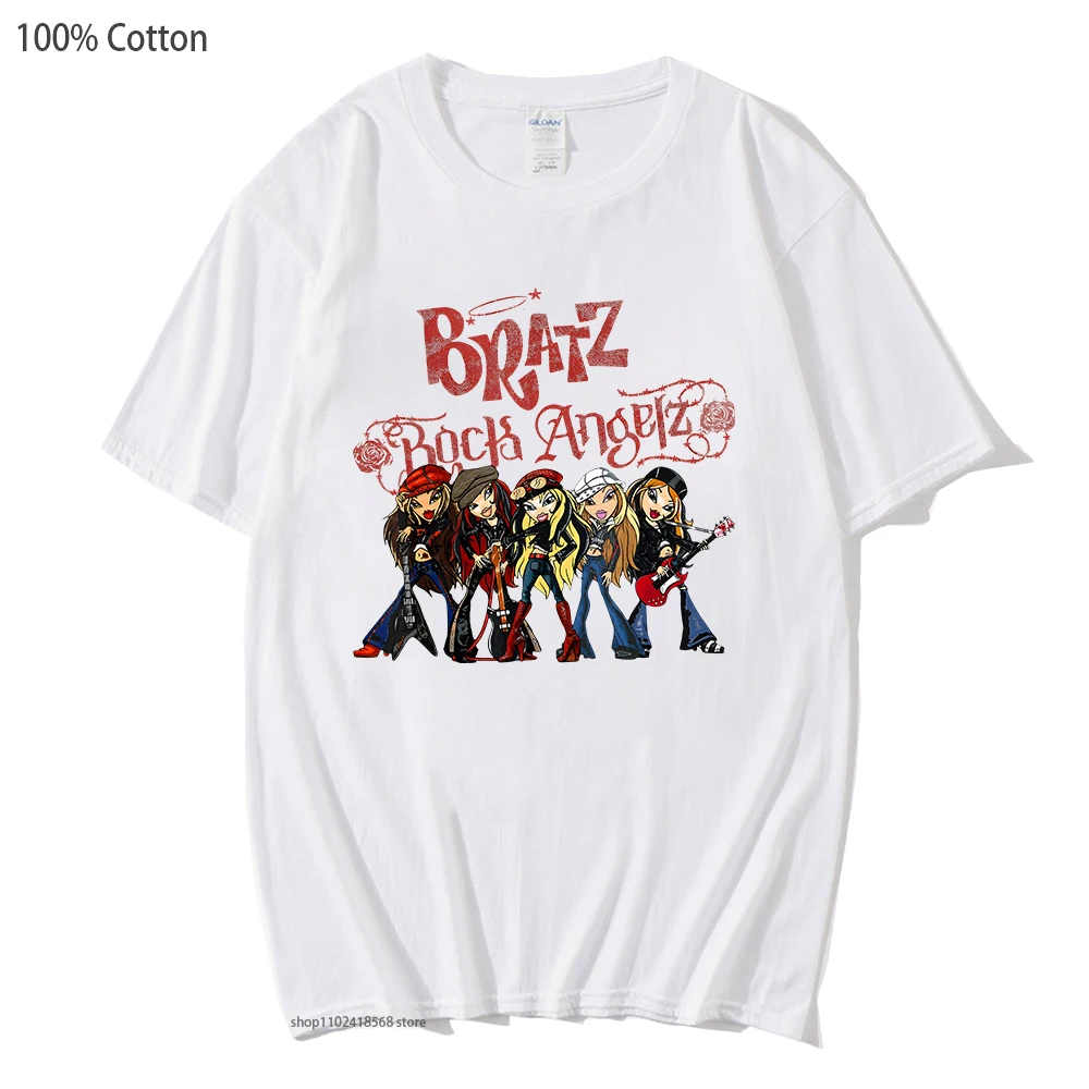 

Женская футболка с коротким рукавом, 100% хлопок, Y2k