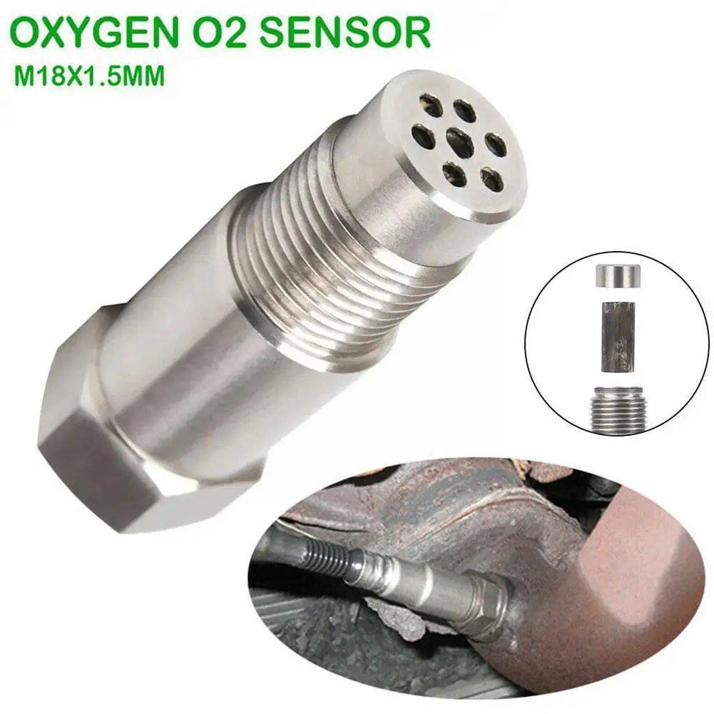 

Automobile Modification Accessories Oxygen Sensor Filter Sensor Car Adapter Extension Silver Gasket Joint Joint Extension C7I5