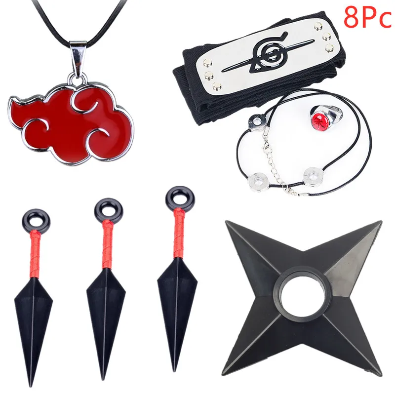 Костюм Наруто искусственная повязка на голову и кольцо накидка Хэллоуин плащ