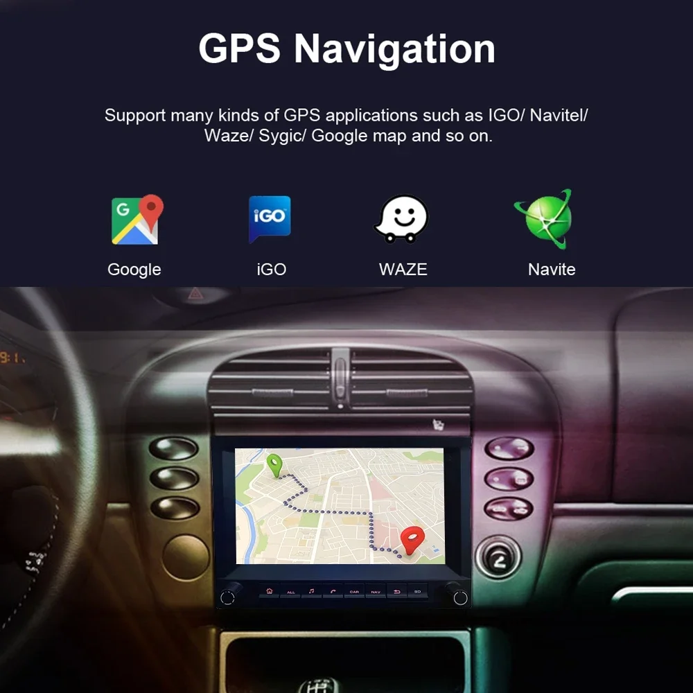 Автомобильный DVD-проигрыватель Carplay 7 дюймов Android 13 навигация Wi-Fi фотосессия для