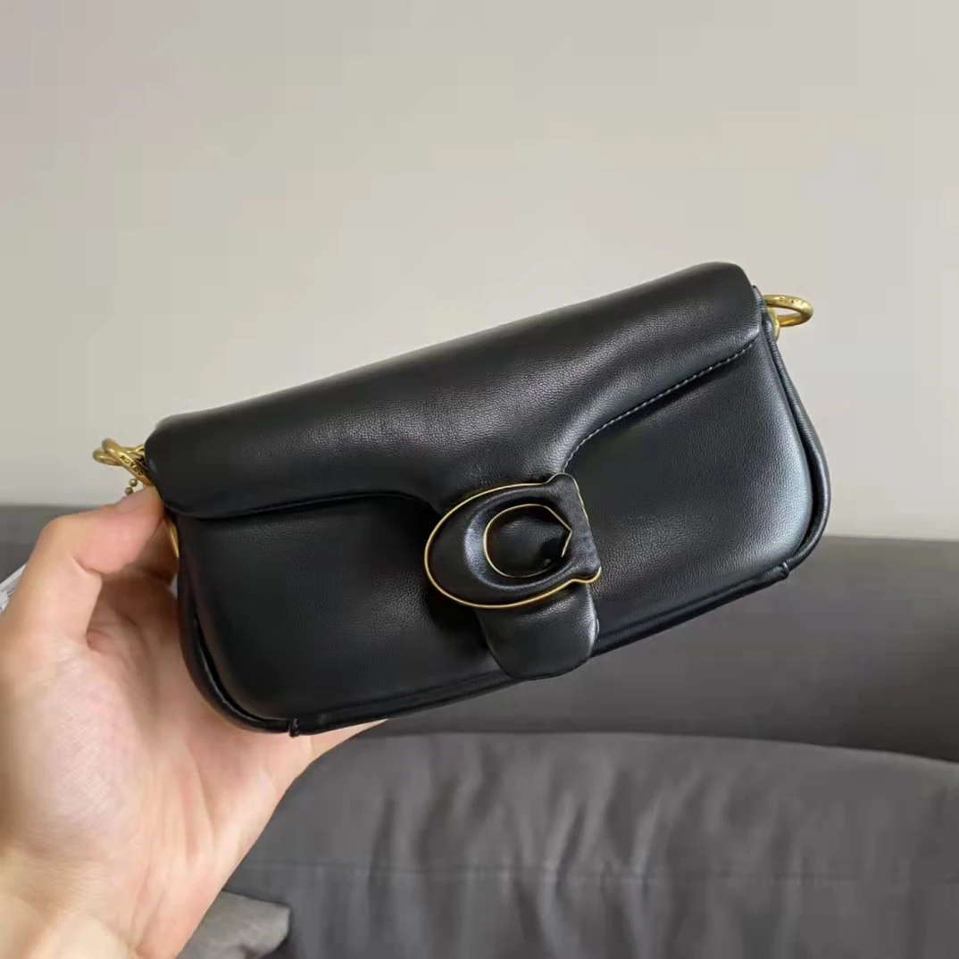 Women Bag Soft The Pillow Tabby Bagshopper Black C Mini Small Leather Bag Crossbody Designer Handbag Female Waist Shoulder Bag