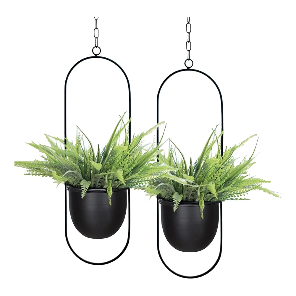 

Hanging Planters for Indoor & Outdoor with 6 inch Pot Hanging Holder, Hanger