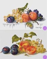 fruit still life painting counted 16ct 14ct 18ct diy cross stitch sets chinese cross stitch kits embroidery needlework
