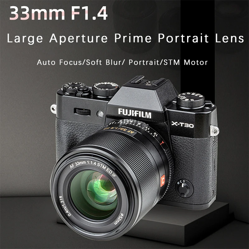 

Портрет Viltrox с большой диафрагмой, объектив 33 мм F1.4 XF, автофокус, фотокамера Fujifilm Fuji X с креплением, фотосессия