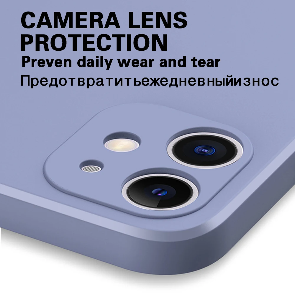 Оригинальный силиконовый чехол для телефона iPhone 13 11 12 Pro Max, кейсы XS X XR 7 8 Plus, ударопрочное покрытие.