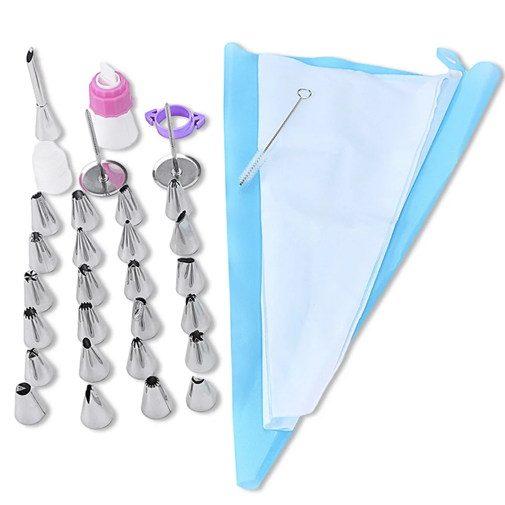 

Глазурь мешки и наконечники набор многоразовый торт DIY Трубопроводы Сопла Кондитерские мешки кекс украшения Набор Кухонные хлебобулочные Инструменты для выпечки