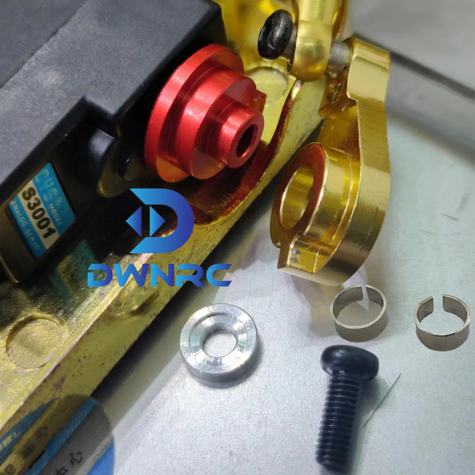 Металлический сервопривод для WL 1/18 A959 A979 A969 959B 969B 979B, обновленная деталь 25T, с амортизирующей подвеской, с круглой головкой, 3*8 мм, 1P, распорка 1P