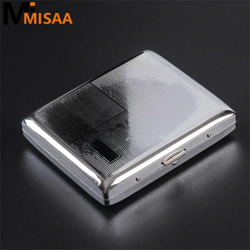 

Carved Cigarette Box Portable Pressure Protection Metal Pack Of 20 Creative Lighters And Smoking Utensils Cigarette Case Durable