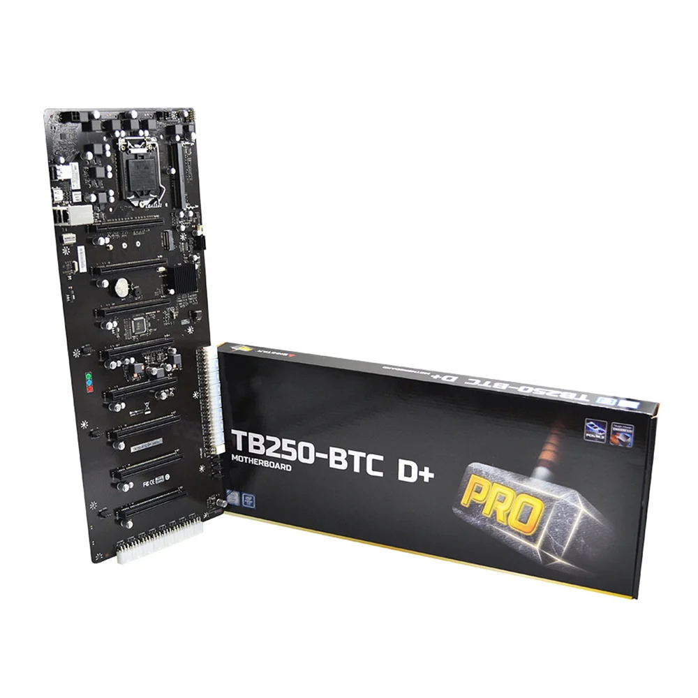 

Материнская плата 8 GPU PCI-E 16x с минимальным увеличением яркости, с поддержкой 8 видеокарт LGA 1151 DDR4 для машин с минимальным увеличением яркости, ...