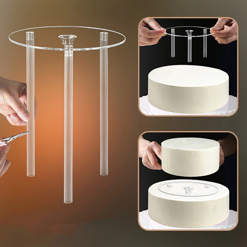 

Multi-layer Cake Support Set Frame Practical Cake Stands Round Dessert Support