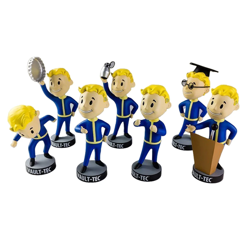 Аниме-фигурки для Fallout 4 Vault Boy ПВХ аниме статуя автомобиля коллекционная