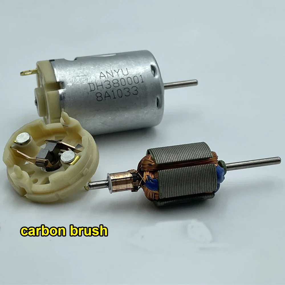 DC 6 В-24 В 22500 об/мин высокоскоростной мини 385 электрический двигатель угольная