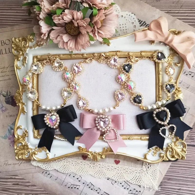 Аксессуары из бусин для женщин милые женские браслеты в японском стиле девушек с