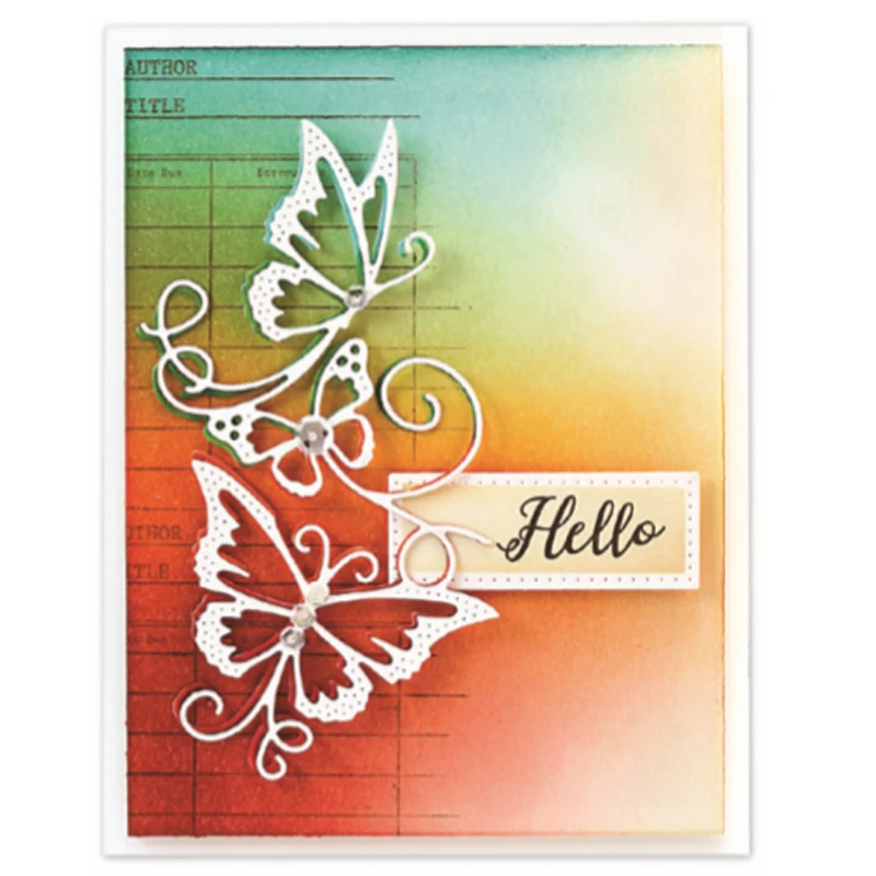 

Craft Metal Cutting Dies Butterfly Greeting Card Background Decoration Scrapbook Paper Craft Knife Dies Blade Punching Dies