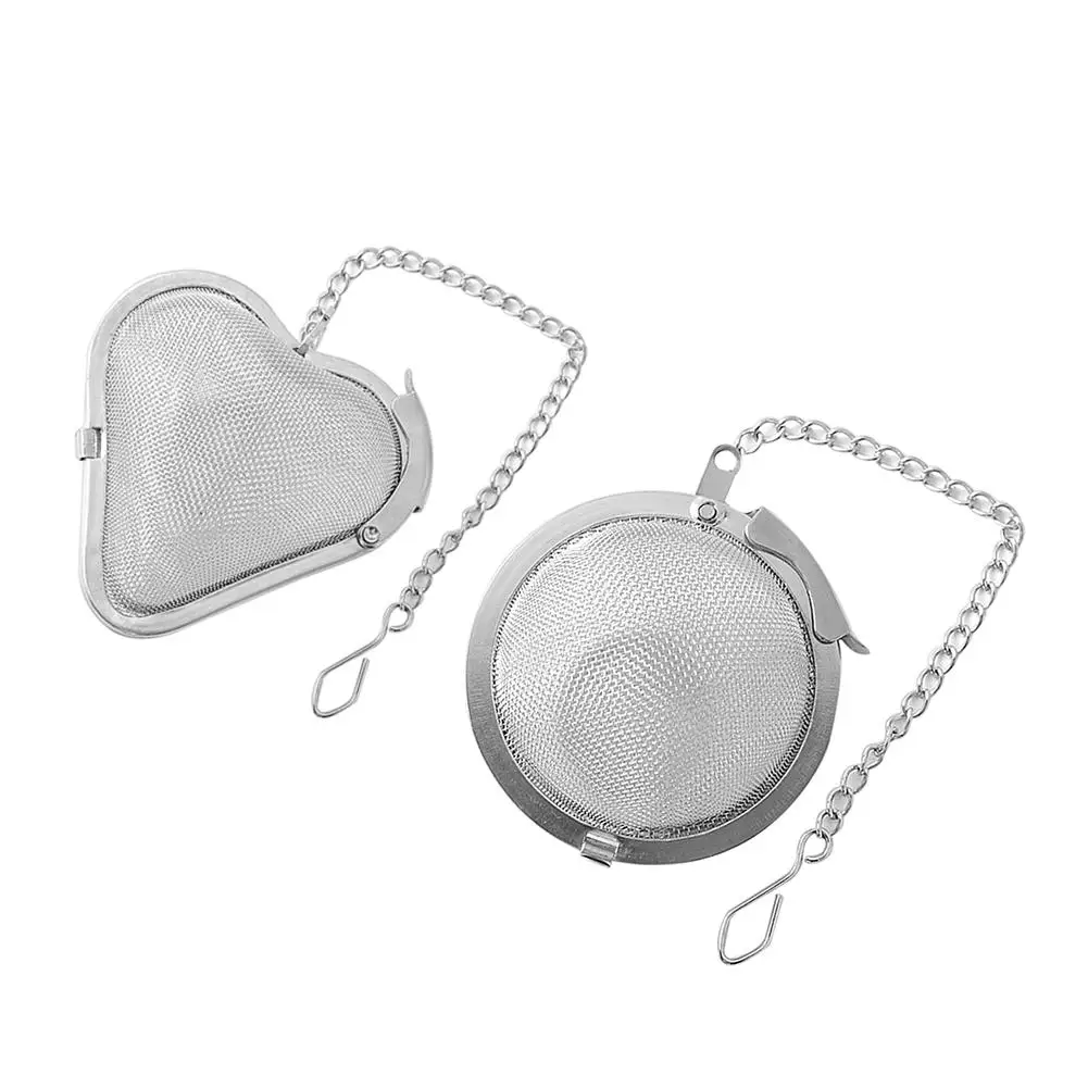 

Stainless Steel Tea Ball Strainer Mesh Infuser Filter Cooking Spices Infuser Fine Mesh Loose Tea Strainer Filter Kitchen Tools