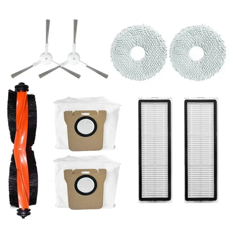 Запчасти для Xiaomi Mijia Omni 2 C102CN / B101CN B116CN X10 + роликовая боковая щетка Hepa-фильтр Швабра