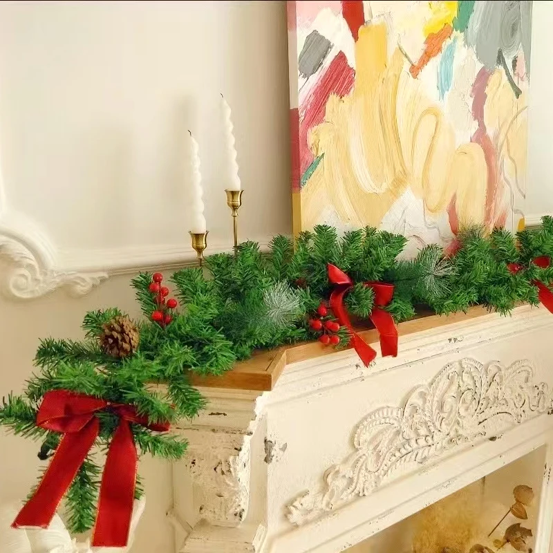 Рождественский праздничный венок декоративная рождественская гирлянда 70