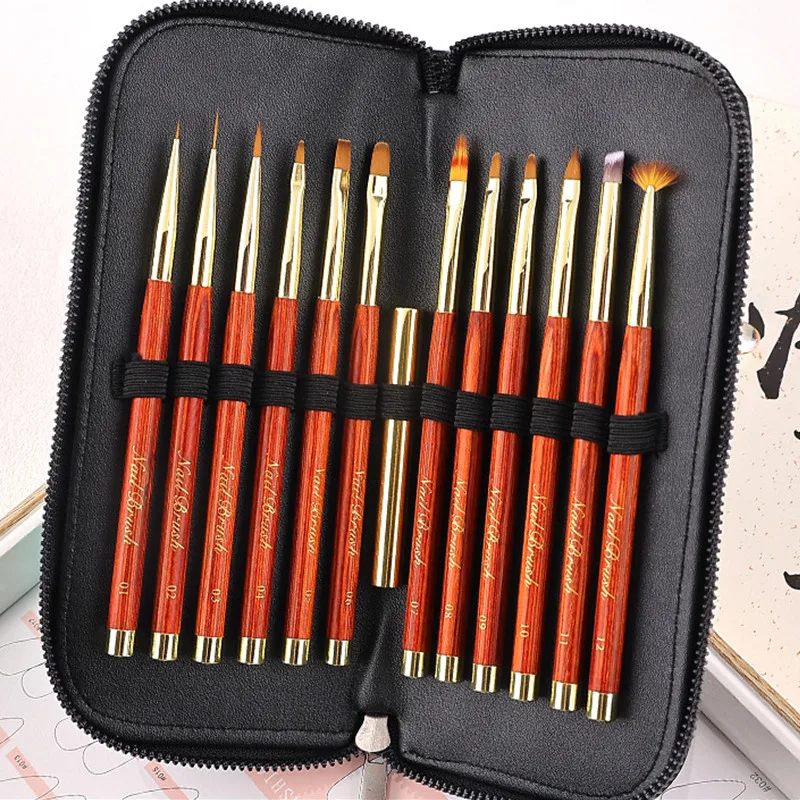 

1pcs Gel Nail Art Design 3D Uv Gel Polish Manicure Ultra-thin Line Drawing Pen Dotting Painting Carved Brush Pen Tools