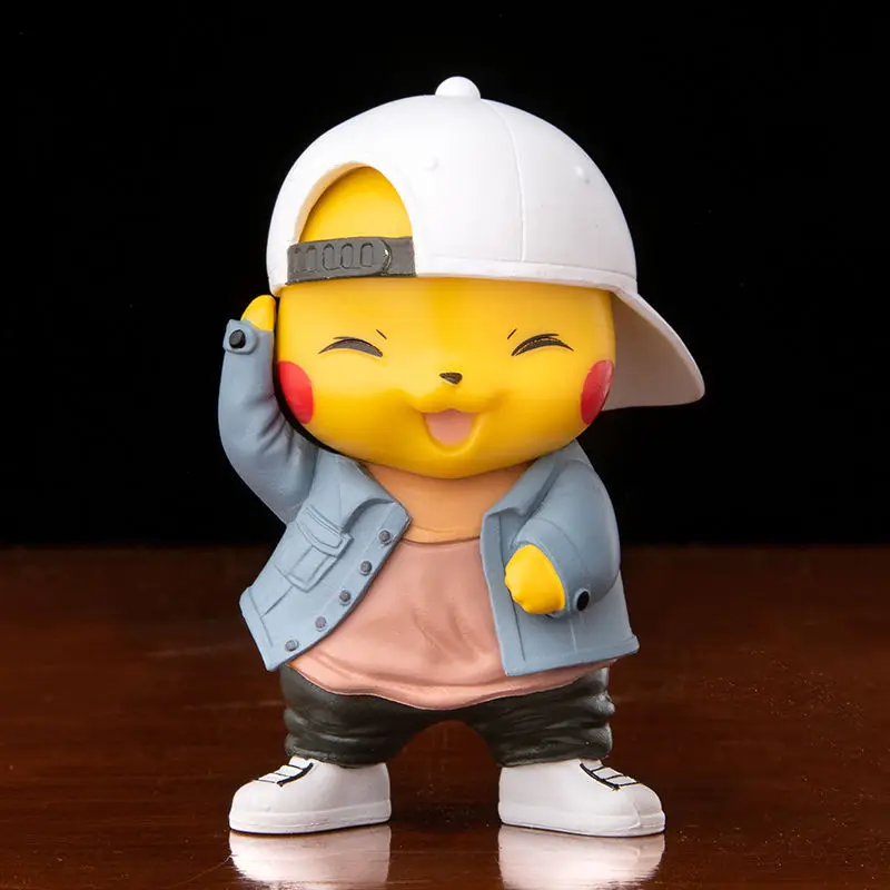 

Аниме Покемон Пикачу фигурка кавайные милые украшения модные пары подарок на день рождения второй элемент детские игрушки