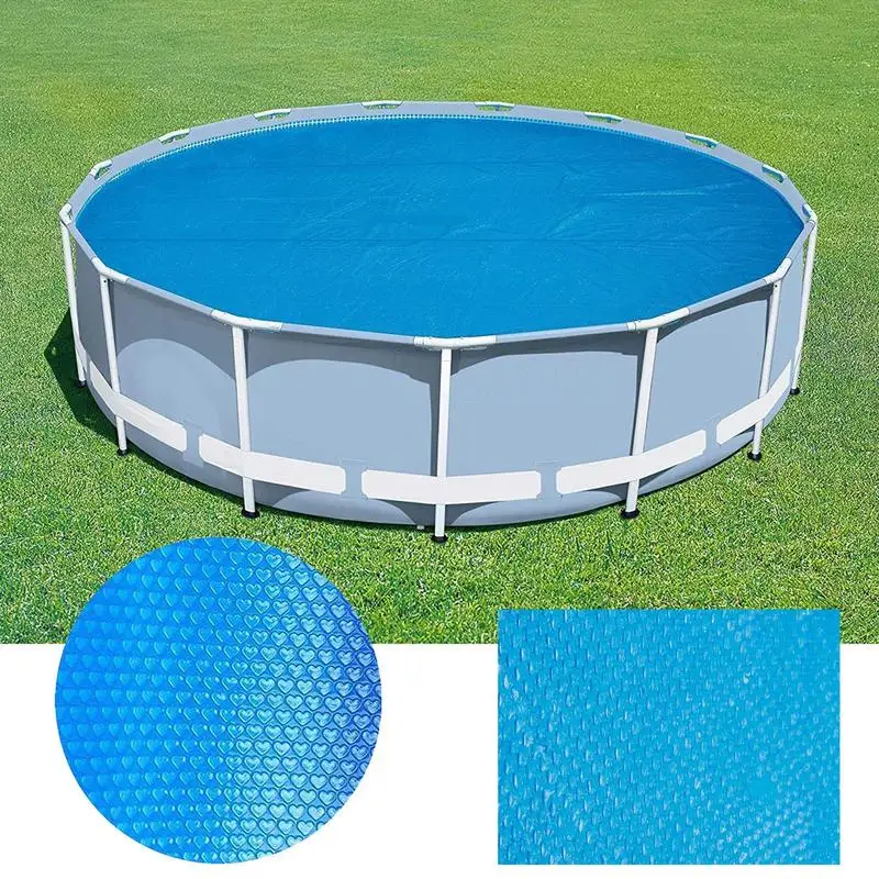 

Round Pool Cover Solar Protector Above Ground Pool Solar Cover Solar Blanket Heat Transfer Hot Tub Cover For Swimming Pool
