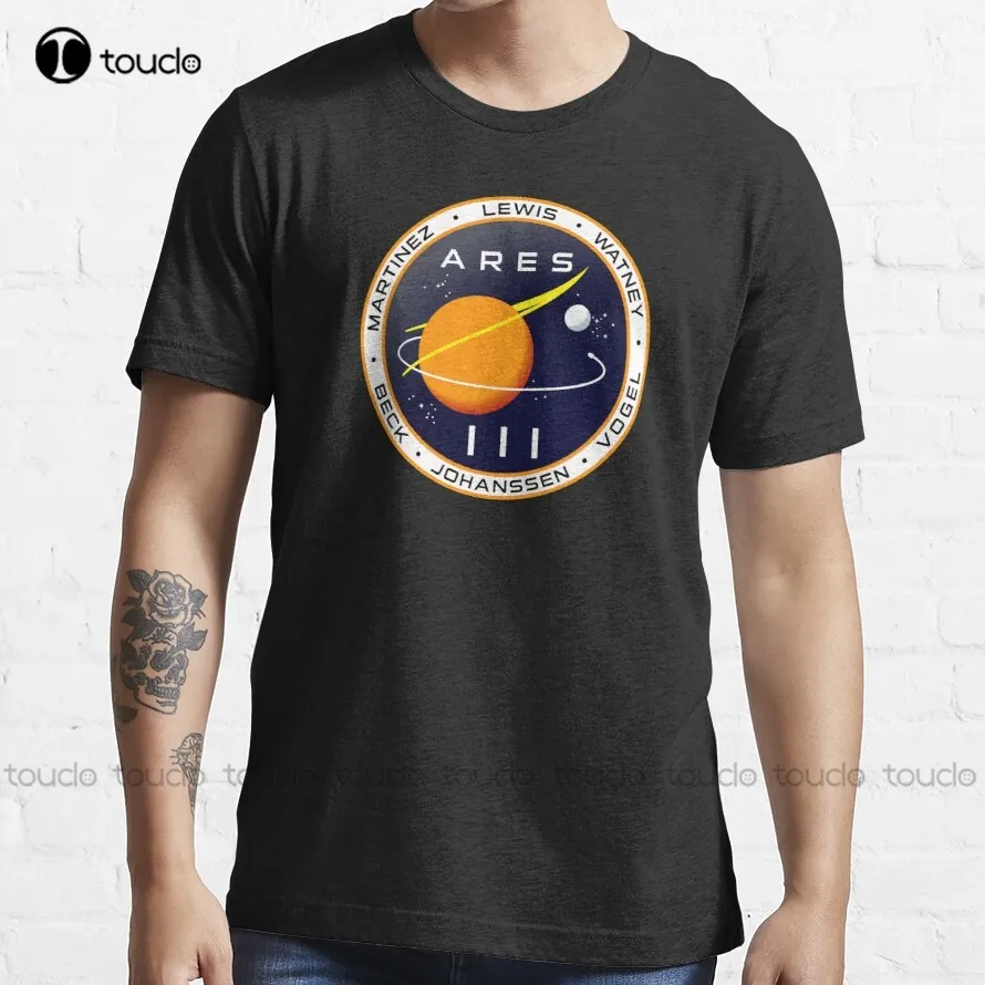 

Футболка Ares 3 mission to Mars - The Martian, рубашка с изображением дедушки, индивидуальная футболка aldult для подростков, унисекс, цифровая печать, женская, Всесезонная, хлопок