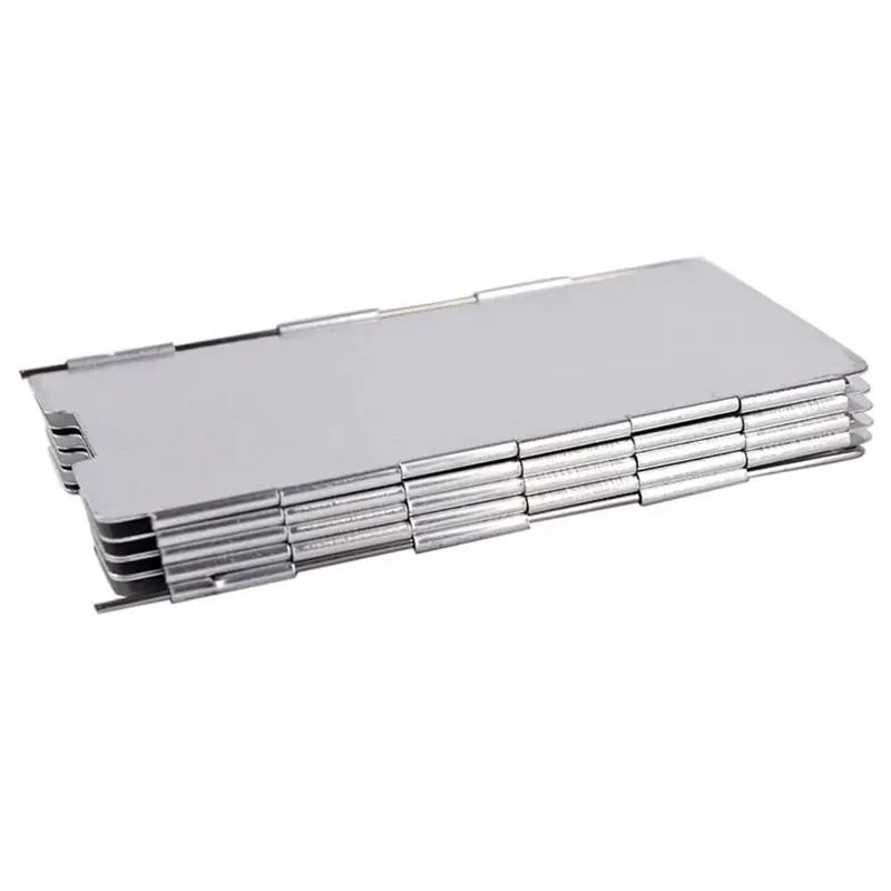 

SFXEQR 8 Plates Windscreen Camping Stove Foldable Gas Cookers Wind Deflectors Outdoor Cooker Gas Stove Wind Shield Equipment