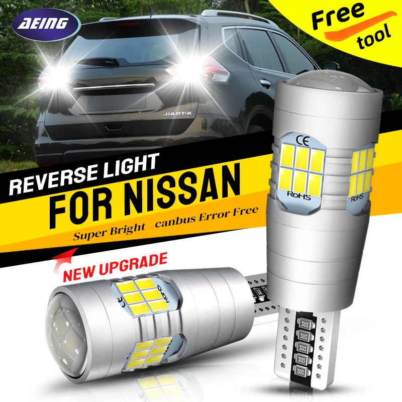 2 ×светодиодная лампа задсветильник T15 W16W 921 для Nissan
