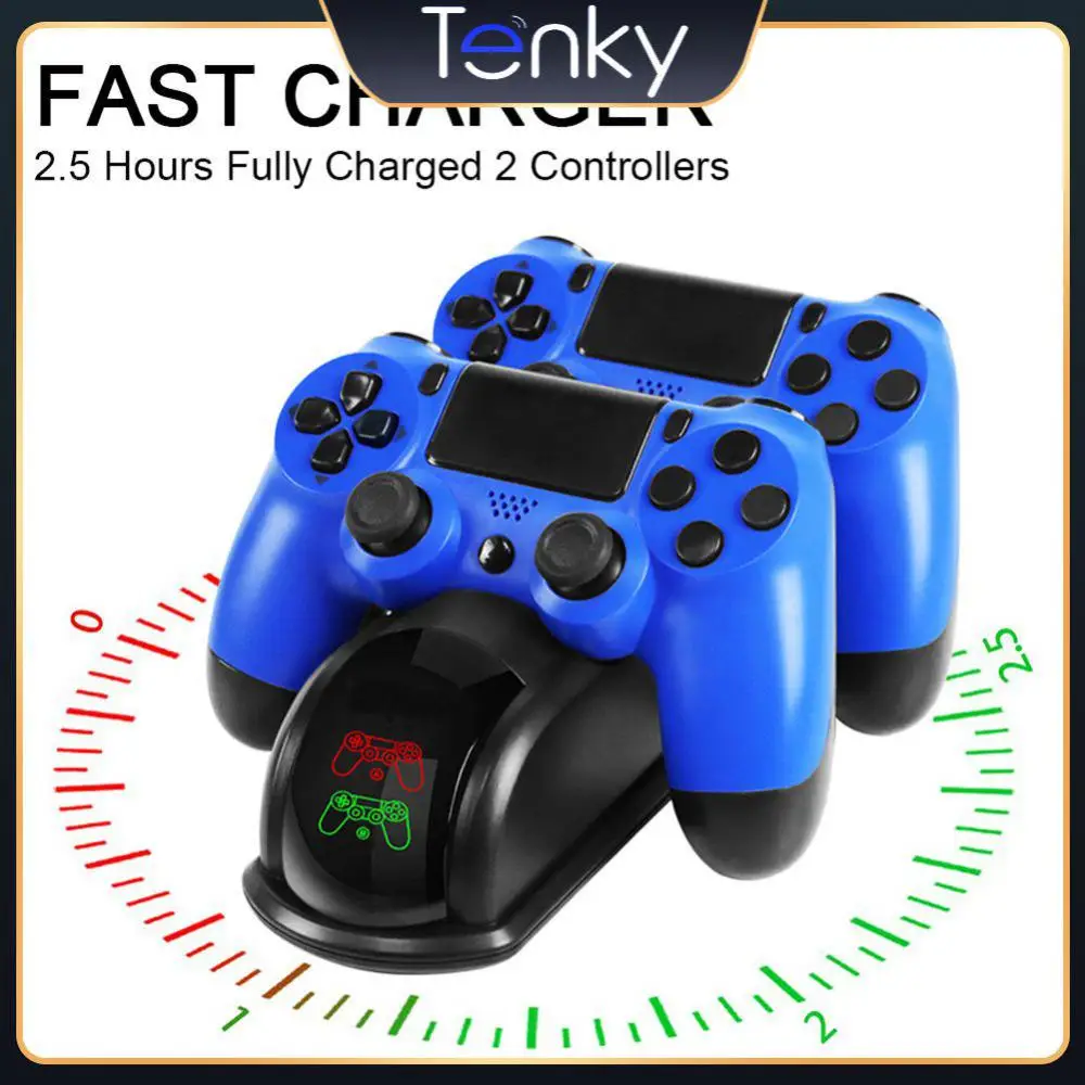 

Charger Station Gamepad Holder Wireless Gamepad Controle Charger Dual Controllers Usb Fast Charging Dock Base Stand