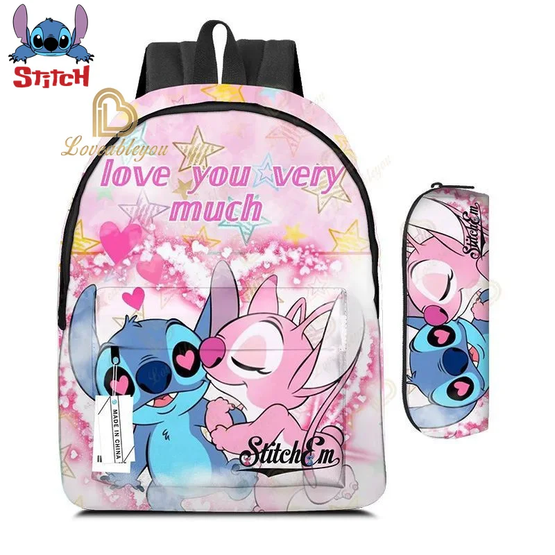 Рюкзаки с рисунком Лило и Ститч карандаш рюкзак для маленьких мальчиков