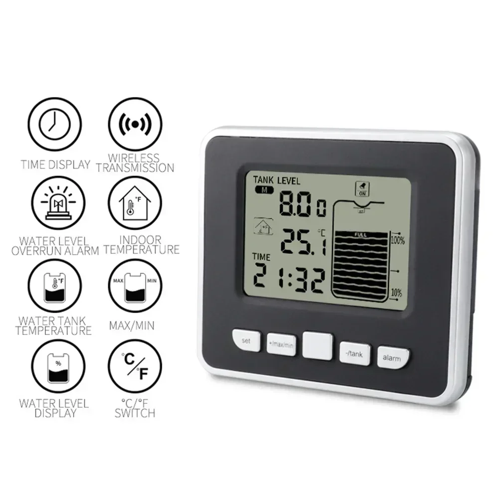 Глубина воды время потока беспроводной передатчик монитор датчик счетчик