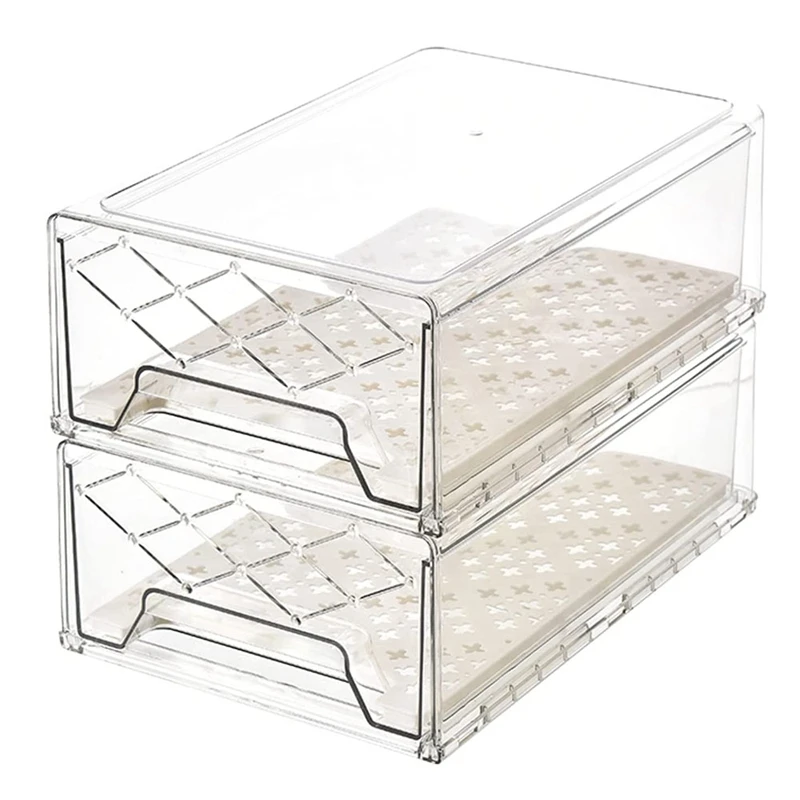 

Food Storage Cabinet Refrigerator Storage Box Refrigerator Pull-Out Drawer Container