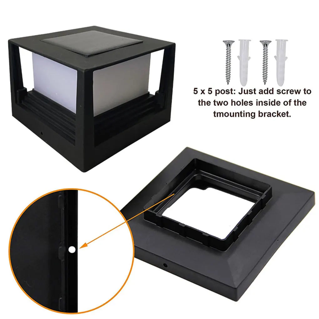 

Solar Light Waterproof Outdoor Garden Park Driveway Walkway Fence Lamp