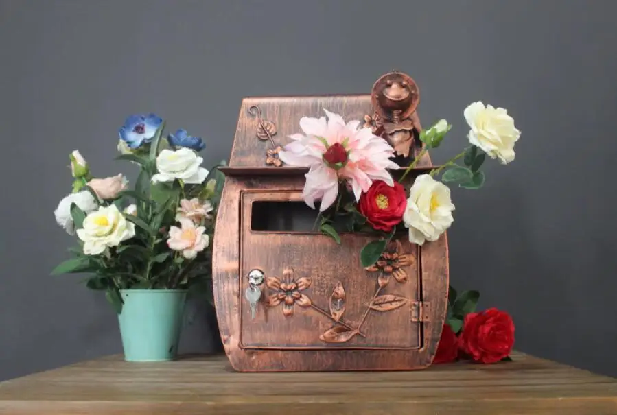 Почтовый ящик для виллы в европейском стиле деревенская Ретро подвесная стена с