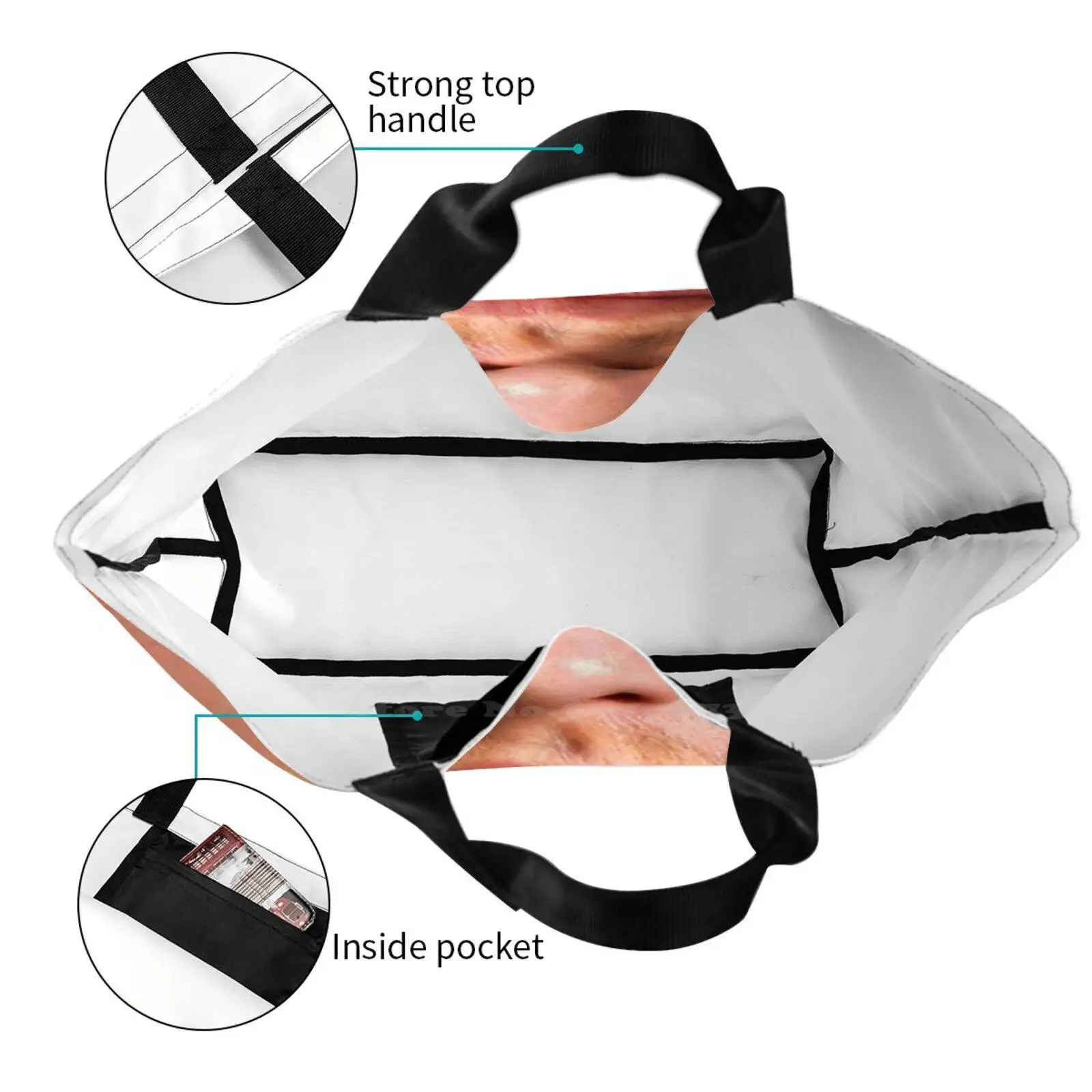 Сумка-тоут для молодых людей с искусственным интеллектом