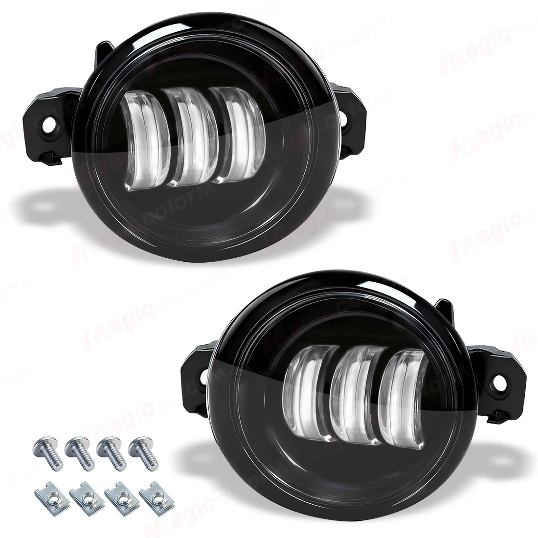 Фото 1 пара противотуманных фар в сборе для Nissan X-Trail Altima Rogue Sylphy Almera QASHQAI March Pathfinder, передний бампер DRL, светодиодные противотуманные фары №2