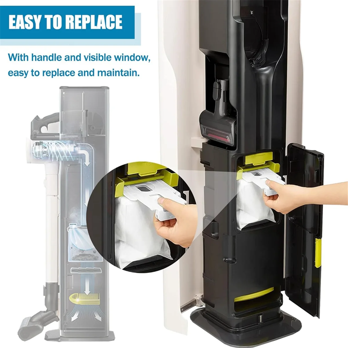 16 шт./упаковка мешки для пылесоса LG CordZero все в одном A937KGMS A939KBGS