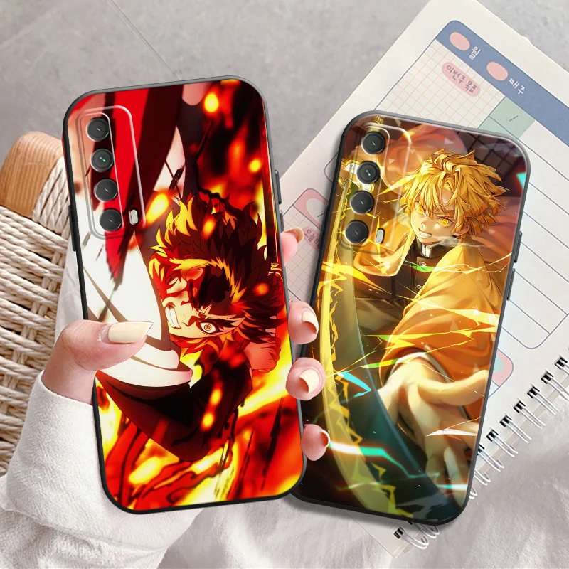 

Demon Slayer Anime Phone Case For Huawei Honor 10 V10 10i 10 Lite 20 V20 20i 20 Lite 30S 30 Lite Pro Silicone Cover Carcasa