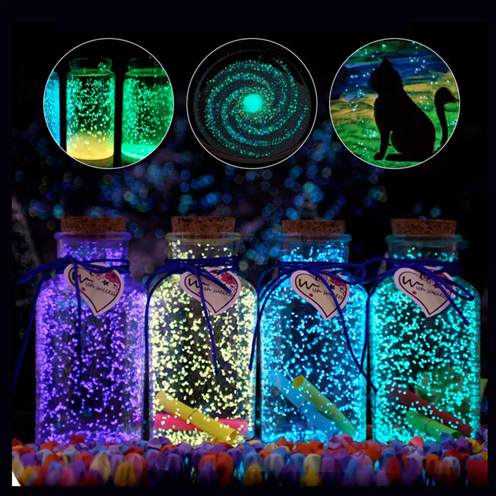 Яркий светящийся песок супер яркий Ночной светильник с микро-видением реквизит