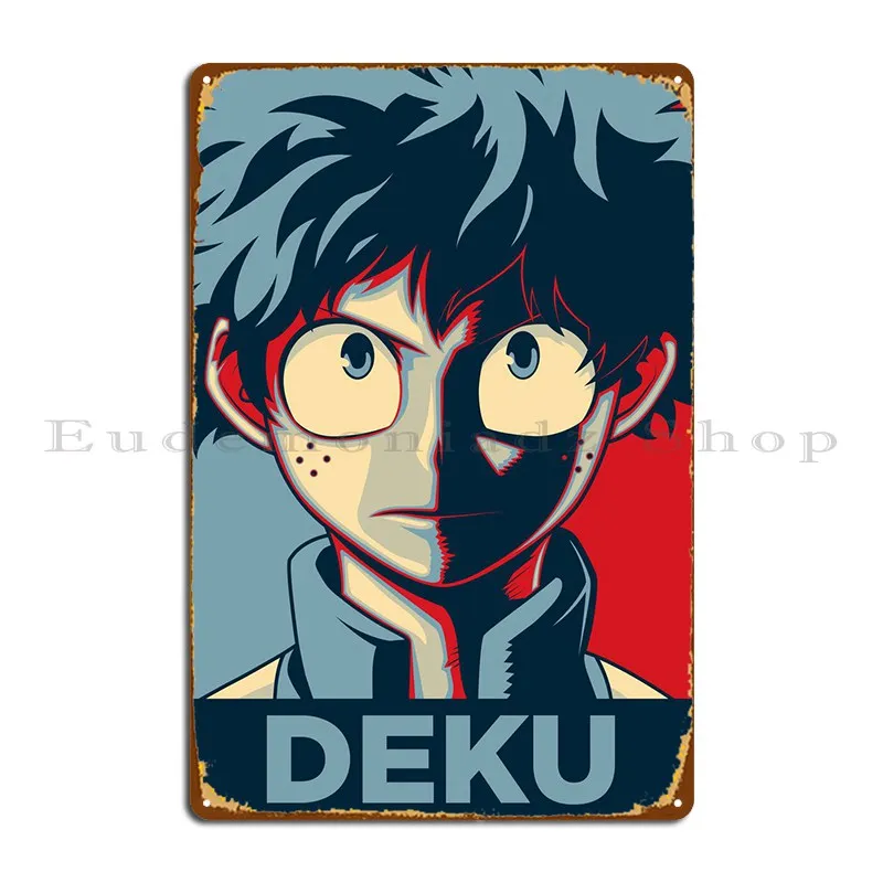 

Металлический плакат Deku, дизайн кинотеатра