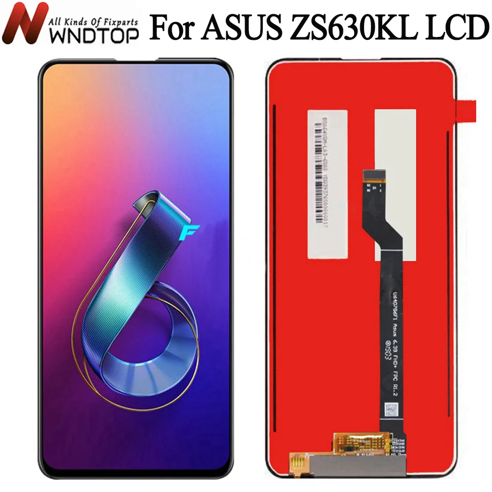 

Original 6.4" Display For ASUS Zenfone 6 2019 ZS630KL LCD Touch Screen Digitizer For ASUS Zenfone6 ZS630KL 6Z LCD Display Screen