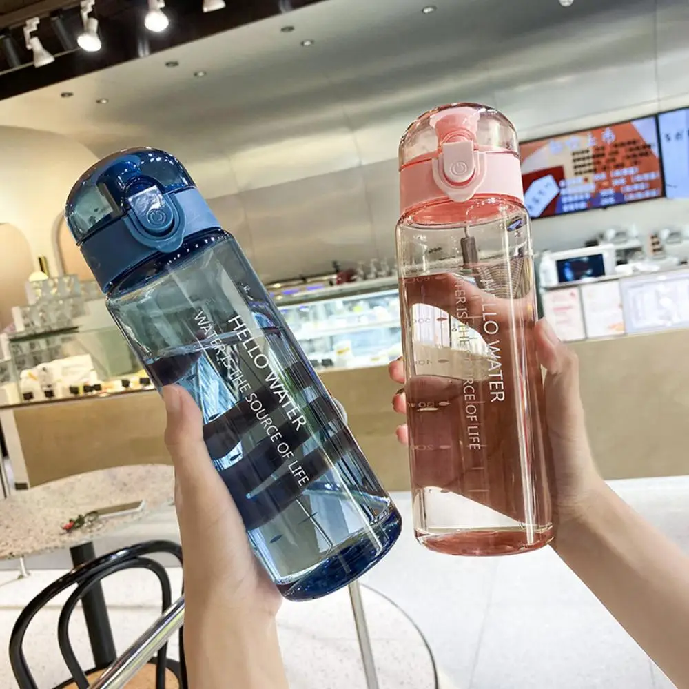 

Plastic Milk Tea Cup Summer Sport Drinking Kettle Simple Portable Travel Mug School Children Tumbler 780ml Water Bottle For Girl